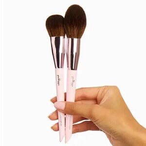 Pinklipps Powder & Blush Makeup Brush Duo
